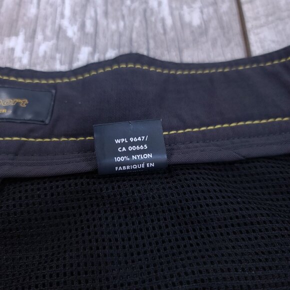 Eddie Bauer Sport Shorts Mens 34 Belted Cargo Gray Solid 9" Outdoor Hiking - Picture 7 of 7